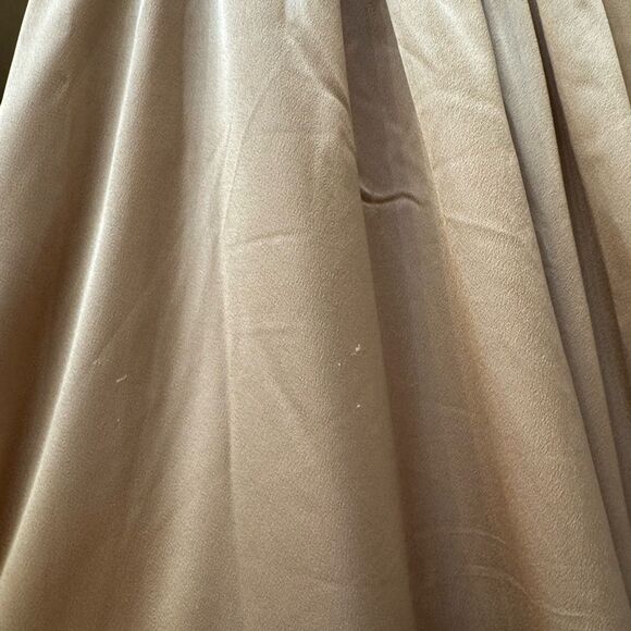 Show Me Your MuMu Women's Claire Midi Dress in Champagne Luxe Satin Size XS - Picture 10 of 10